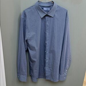 Old Navy Blue Checkered Dress Shirt